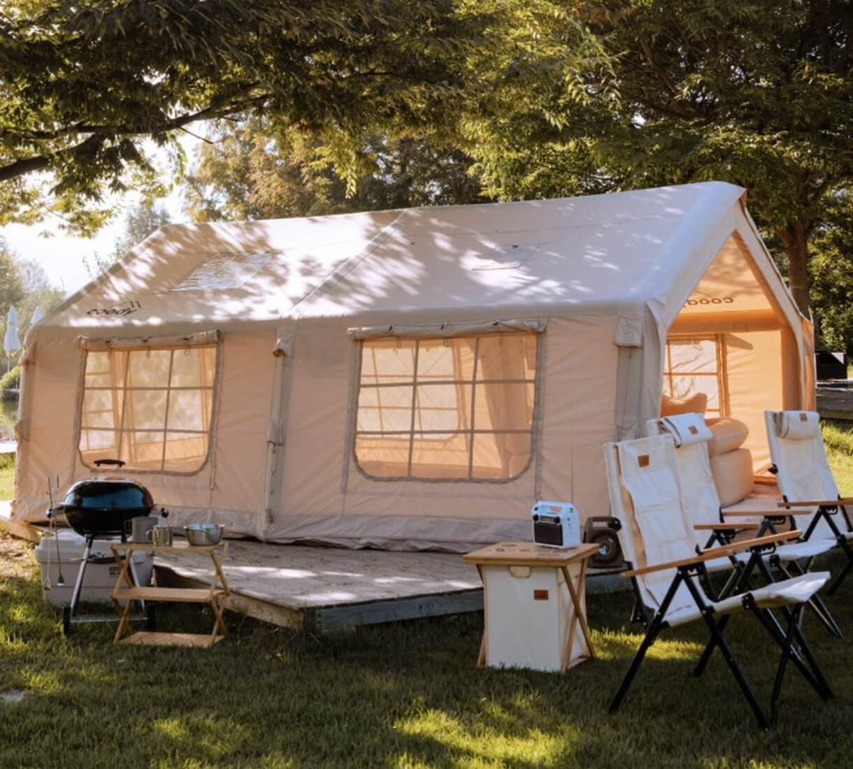 coody air tent
