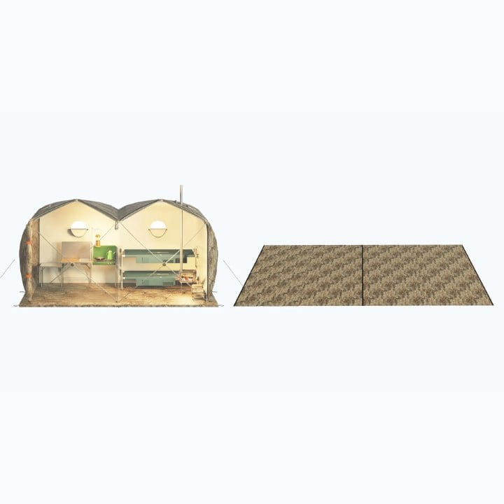 Plancher à trois couches pour cuboïde 4.40