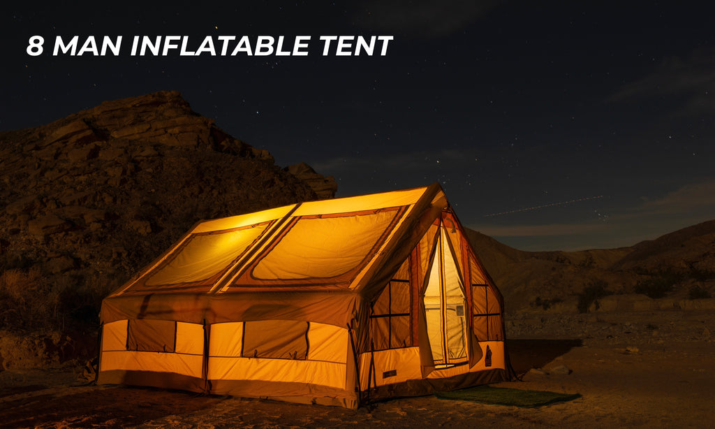 8 man inflatable tent
