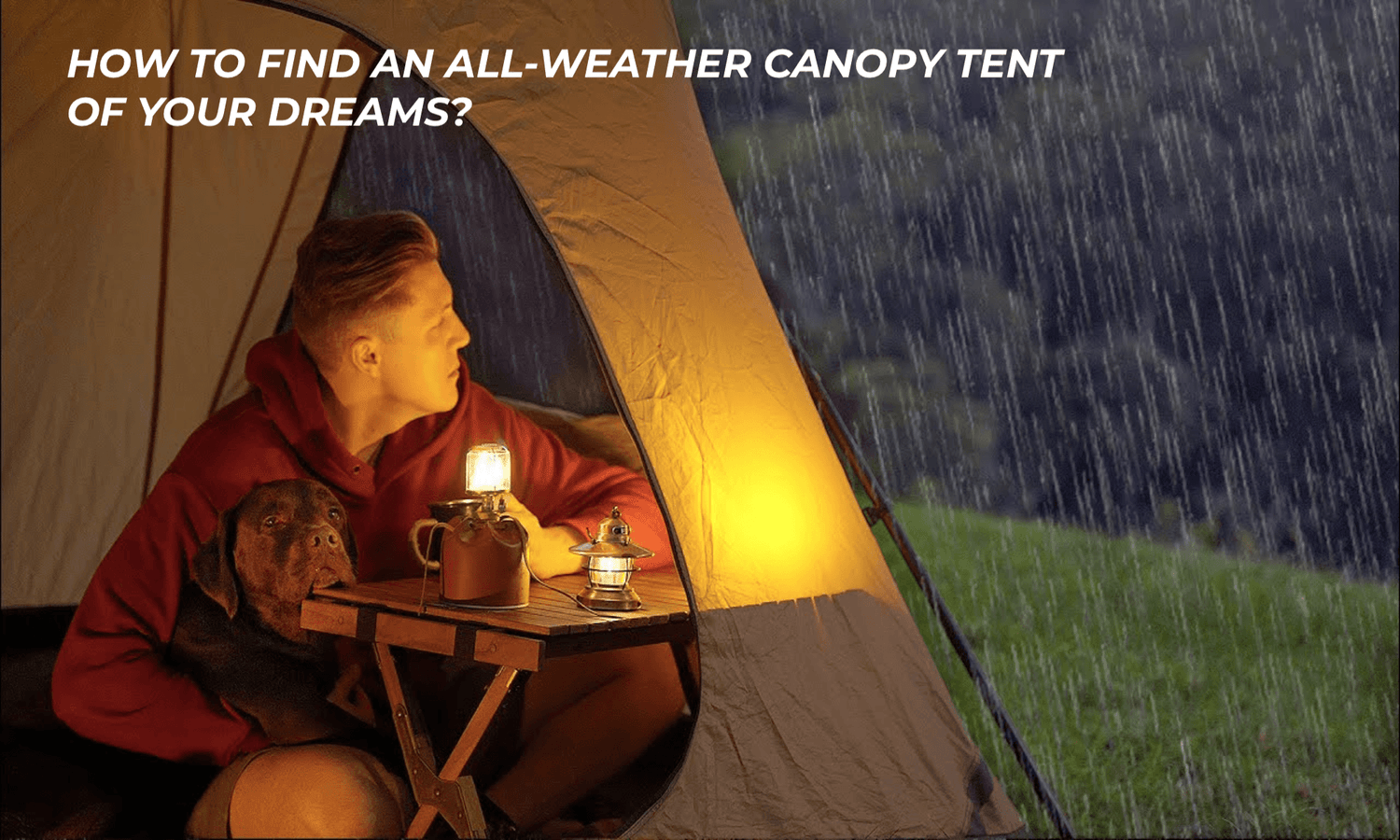 How to find an all weather canopy tent of your dreams?..
