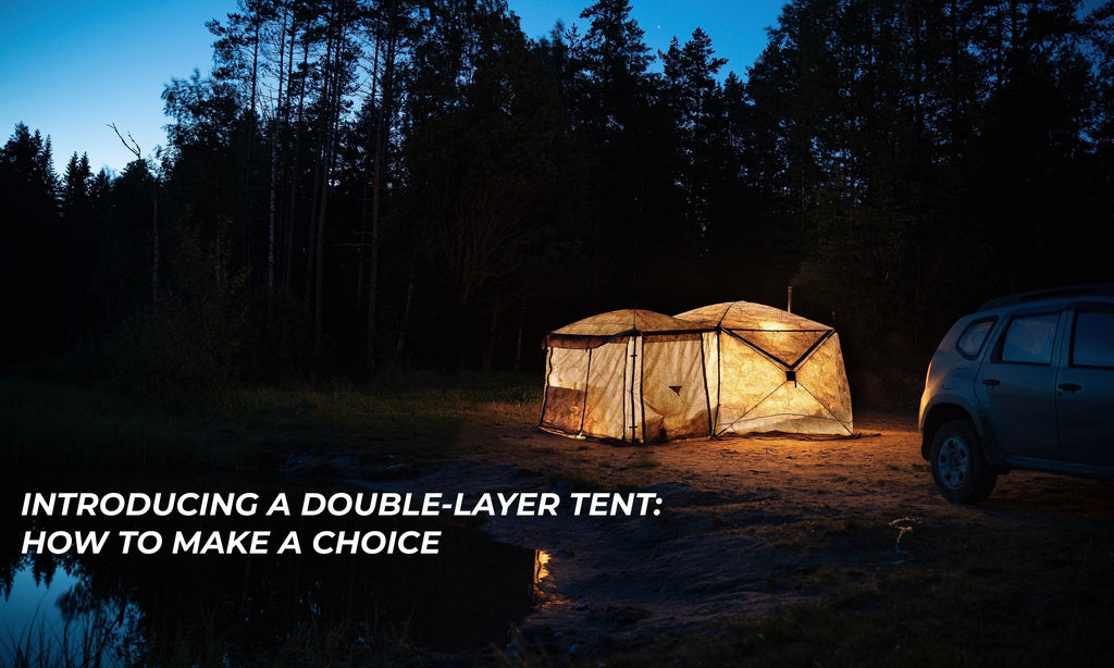 Introducing a double-layer tent: 1-2 person options