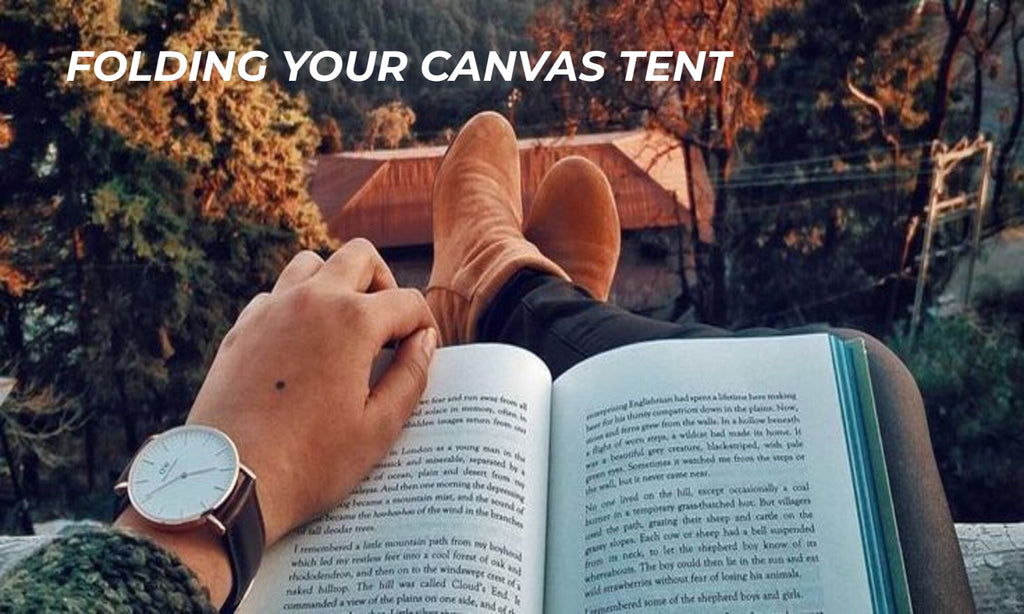 Folding Your Canvas Tent