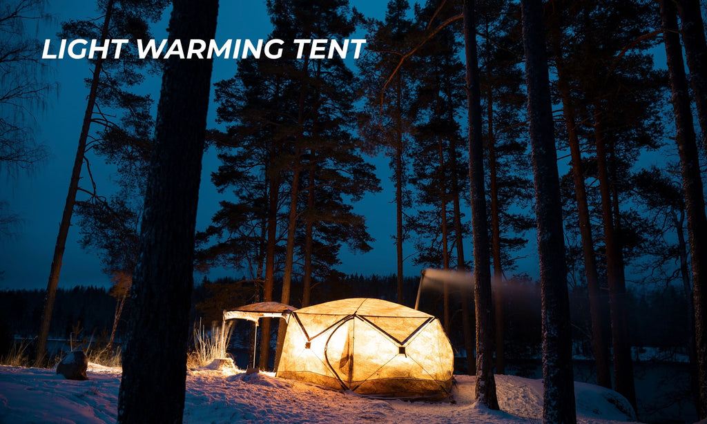 Light warming tent