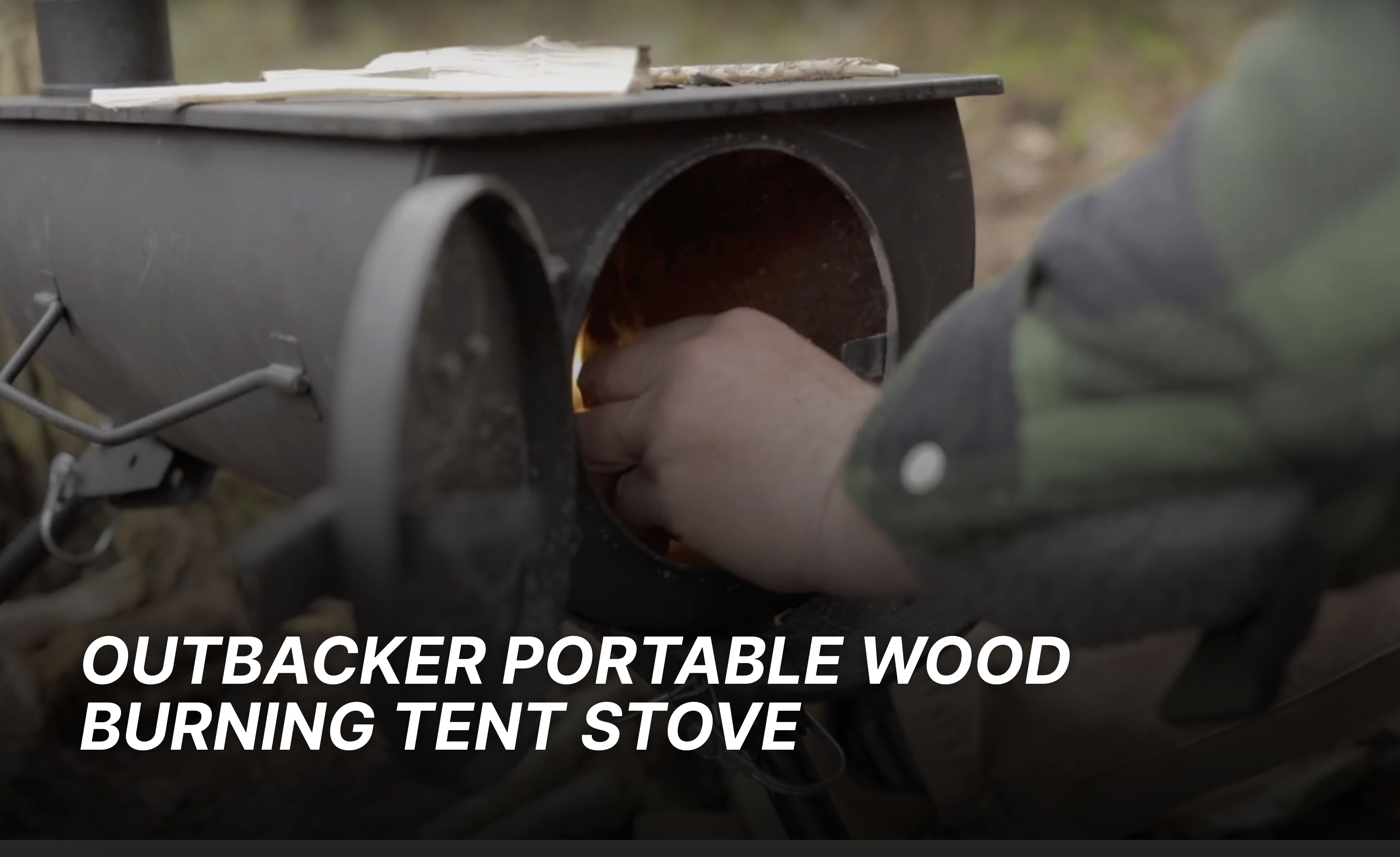 Outbacker portable wood burning tent stove | RBM Outdoors