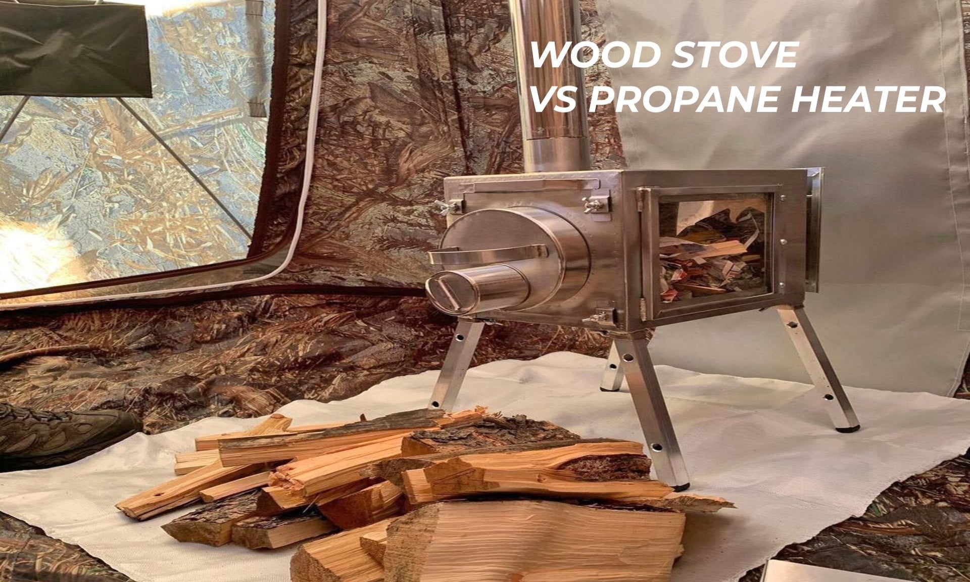 propane heater wood stove electric heater comparison chart hunting