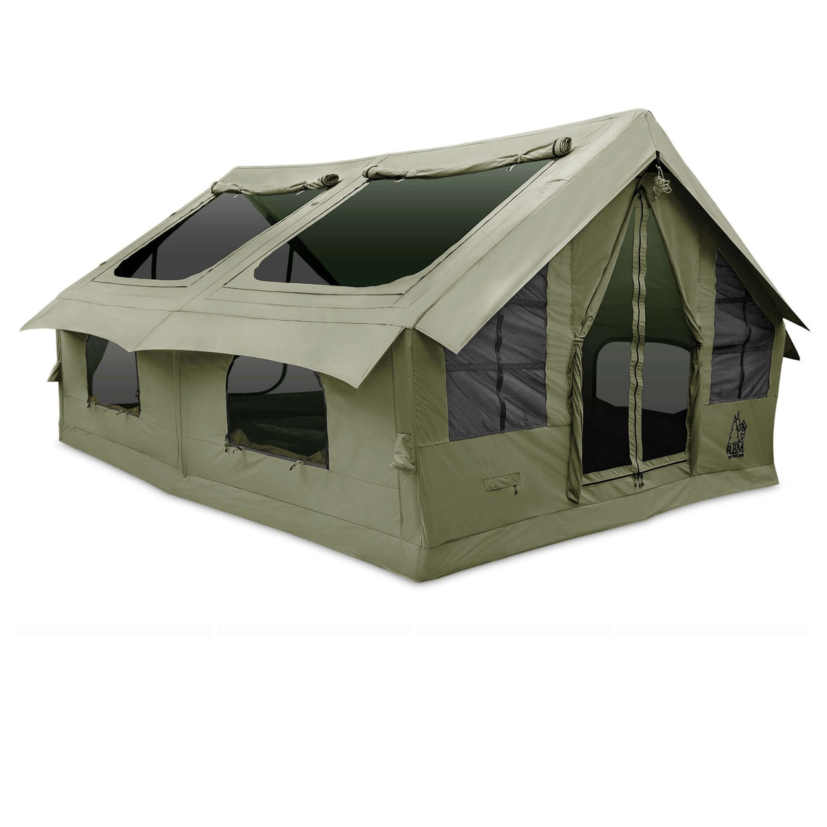 RBM Panda Large Forest Green | Inflatable Tent with Stove Jack