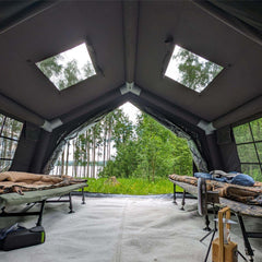 coody inflatable tents for camping black 10 people