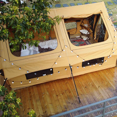 RBM Panda Large glamping airtent with panoramic roof windows