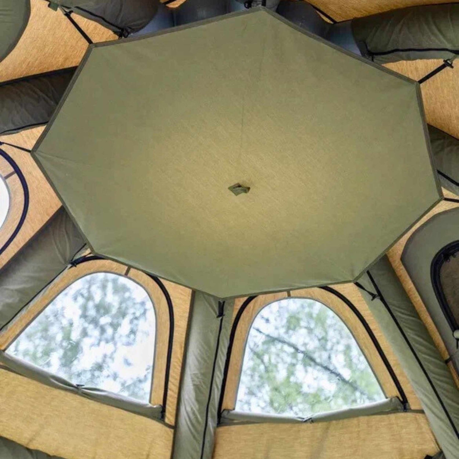 Coody Aurora Dome | RBM Outdoors Inflatable tent Octopus Forest Green for 2-4 person