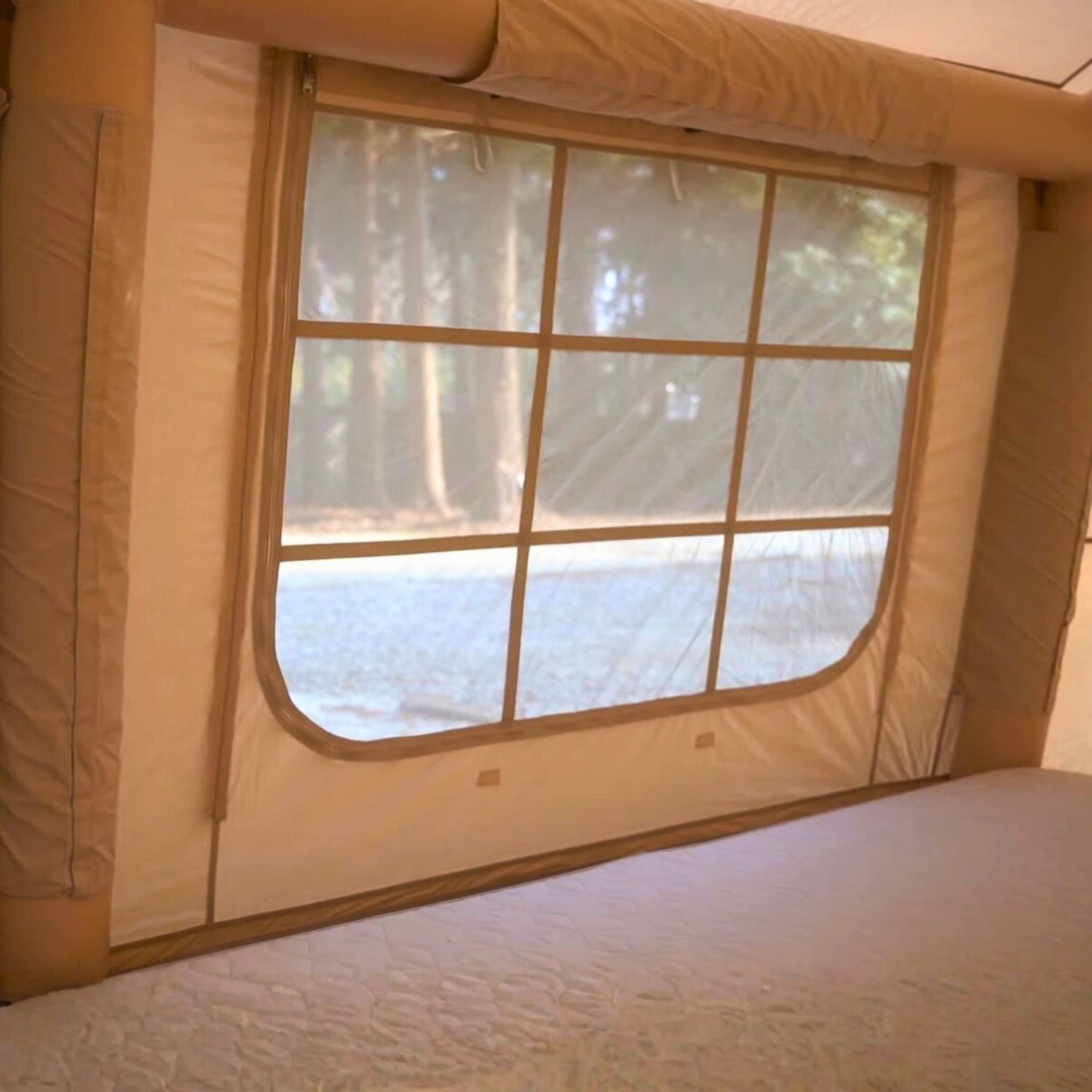 Coody 13.6 (Koala-5) Beige Inflatable Tent for Camping (2-8 person)