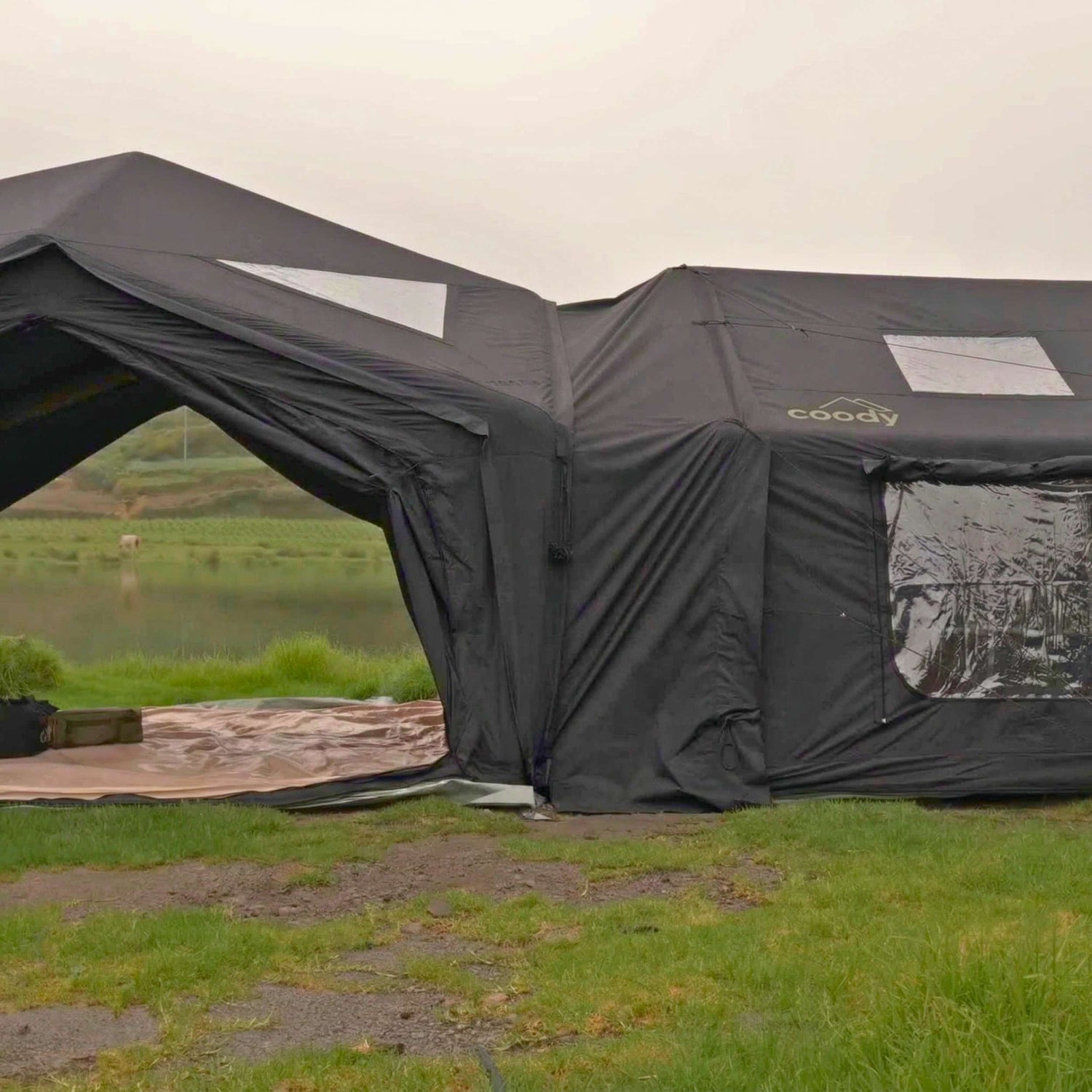 Conector para tienda Coody (verde bosque): para 17,2, 13,6, Hub, 10,0