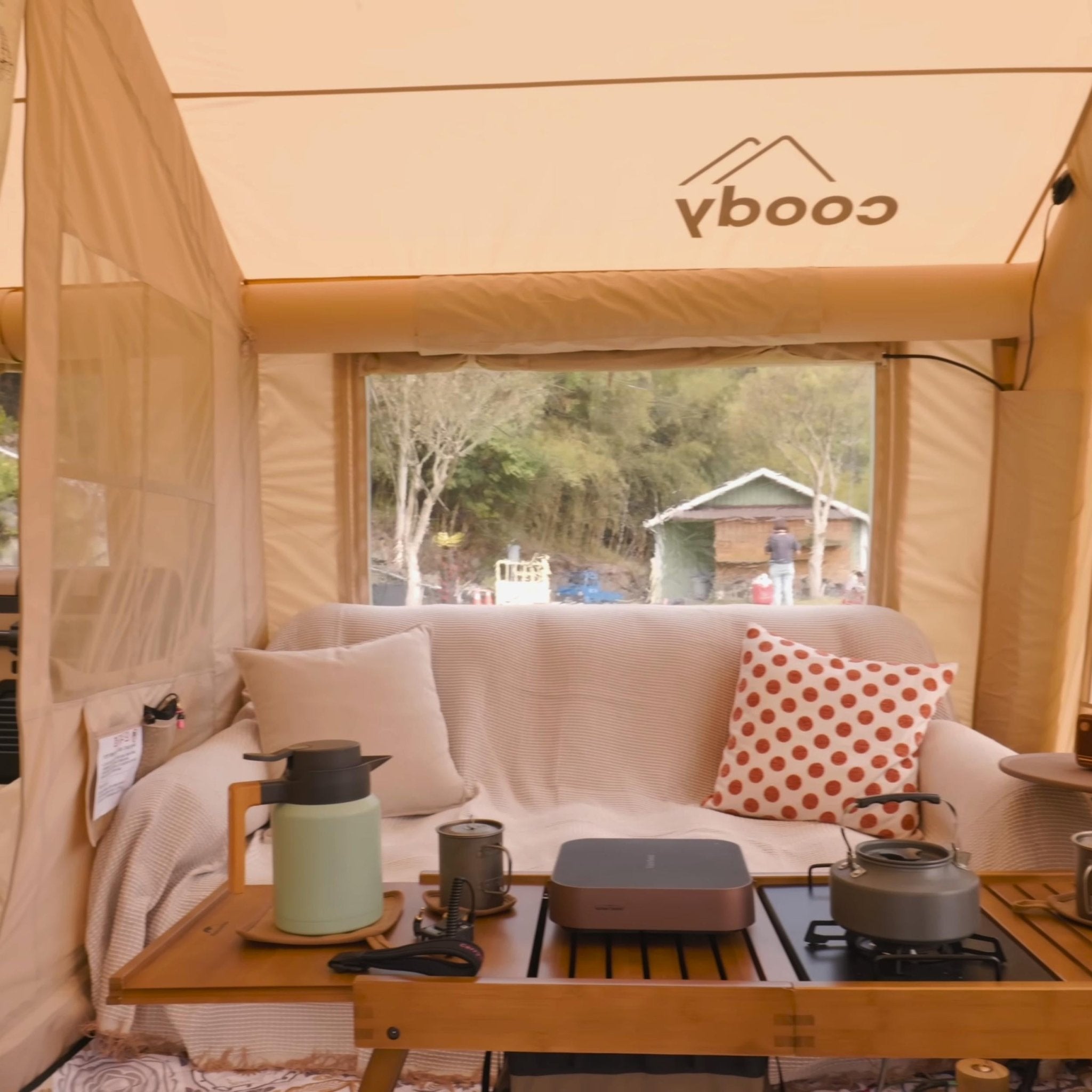 Koala Air Tent 5 | Inflatable Tent with Stove Jack – RBM Outdoors