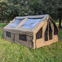 RBM Panda Large Forest Green-Inflatable Tent with Stove Jack