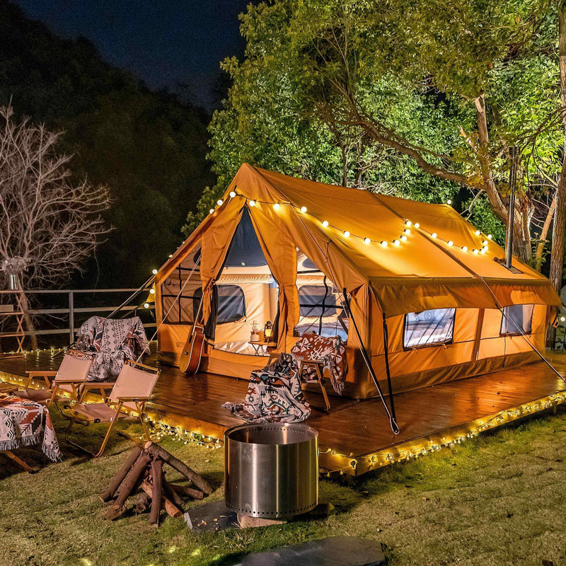 inflatable glamping tent panda