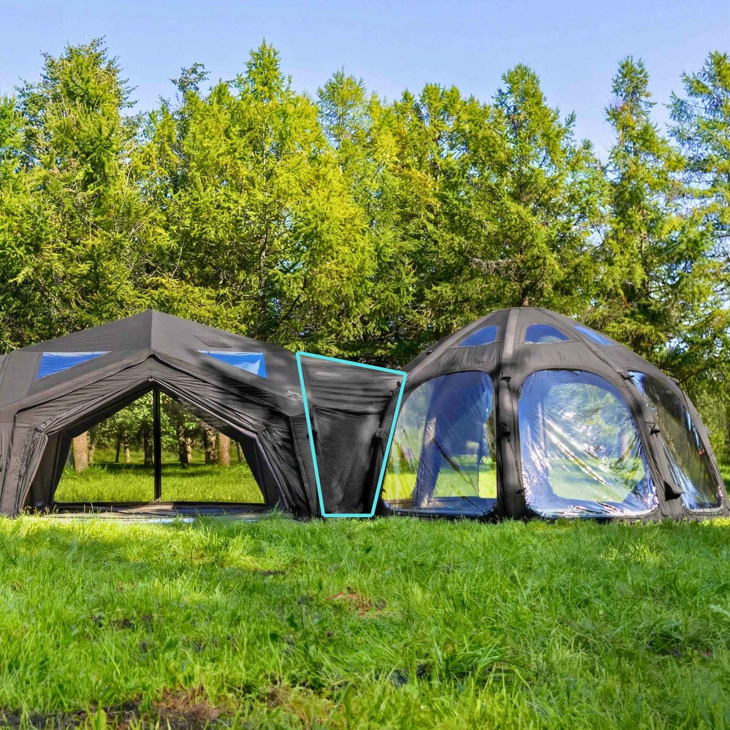 Connecteur Coody Aurora Dôme-Tente (17,2 x 13,6 x Hub, 10) - Vert Forêt