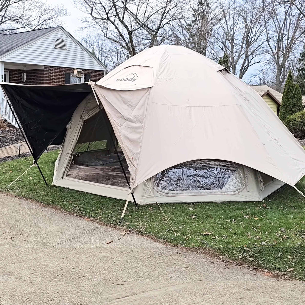 Coody | RBM Inflatable tent Octopus Beige for 2-4 person