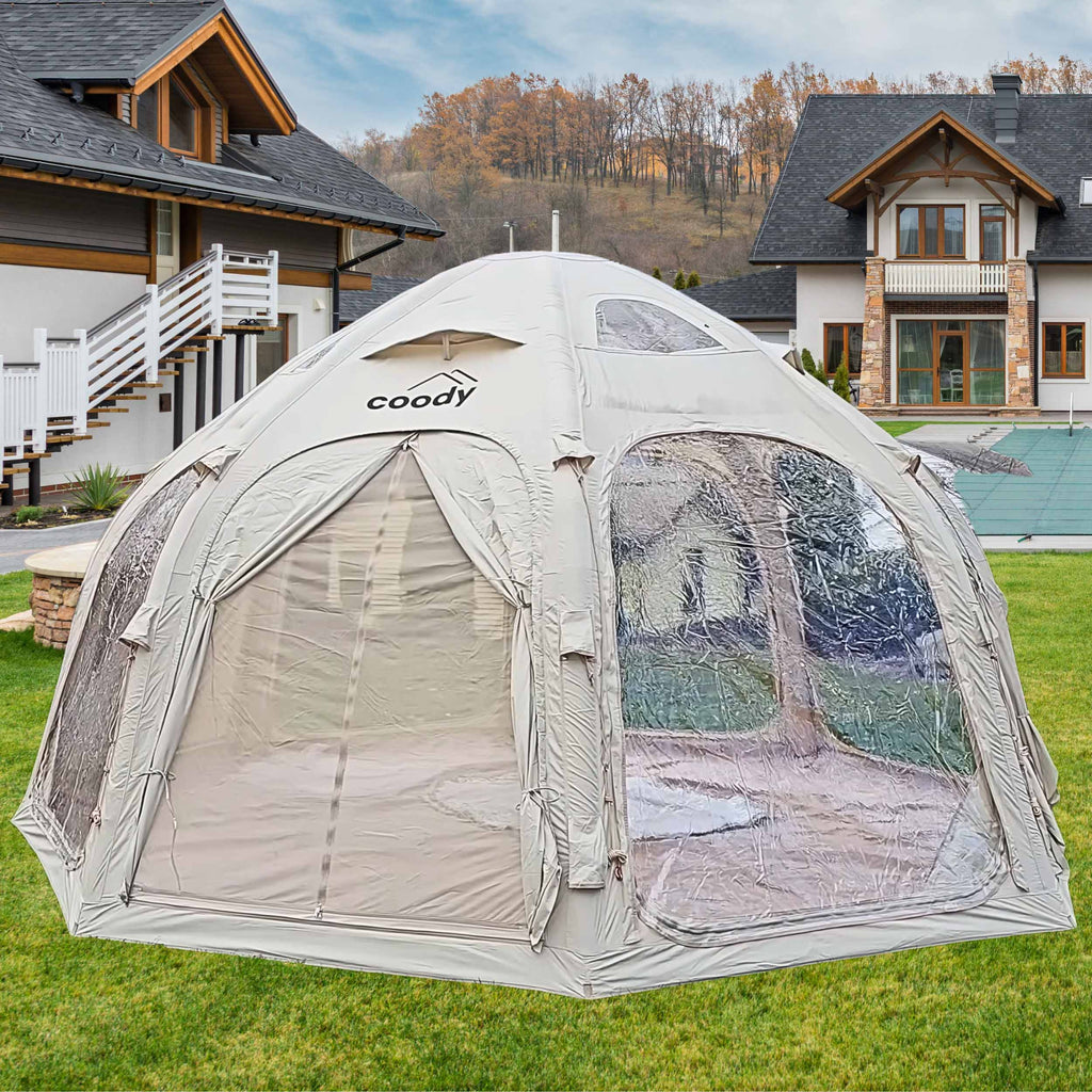 Coody | RBM Inflatable tent Octopus Beige for 2-4 person