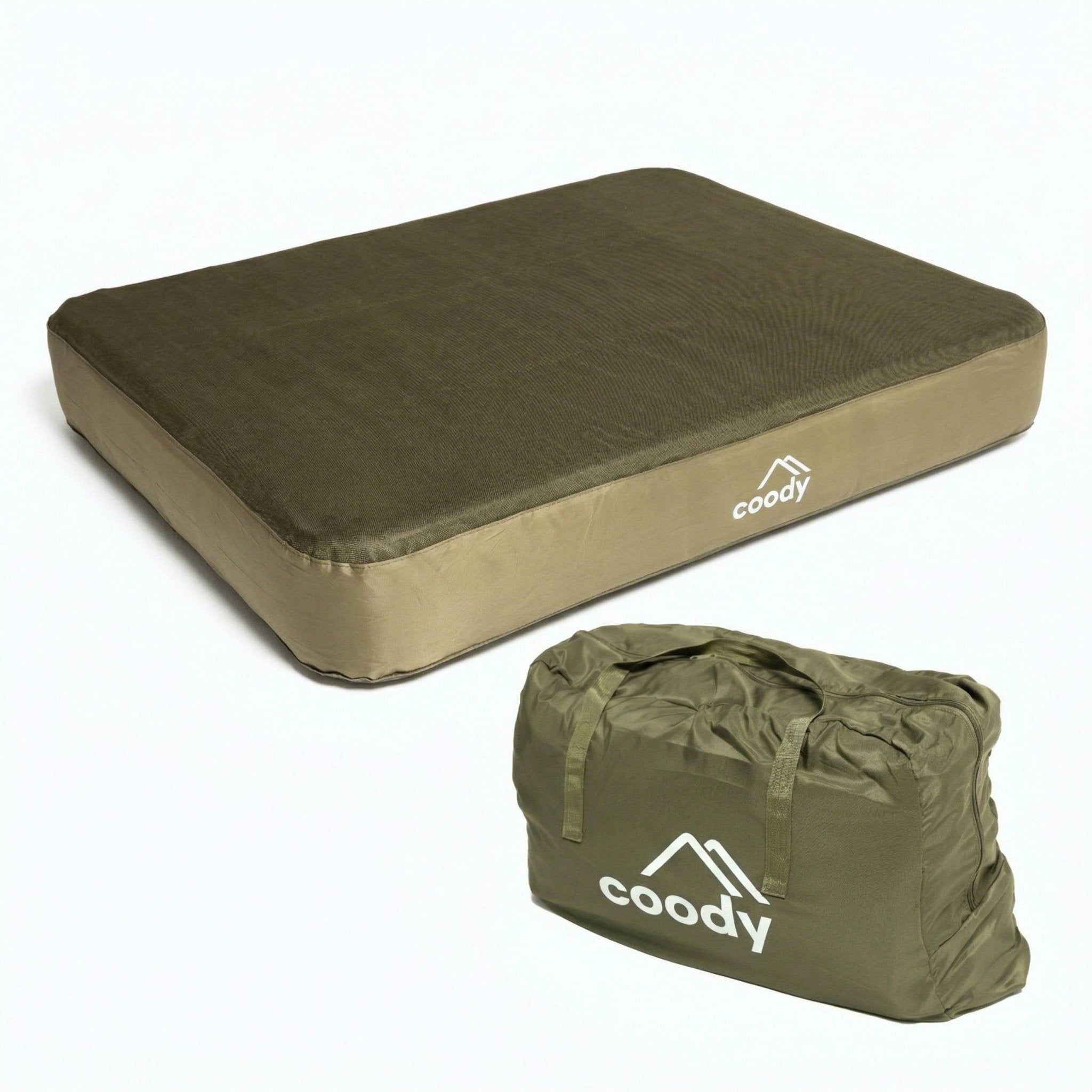 Coody Air Mattress Green Queen (197×150×35 cm) – Premium Air Bed