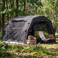 Coody 10.0 PRO Gray Premium Inflatable Canvas Tent for 2–4 Campers
