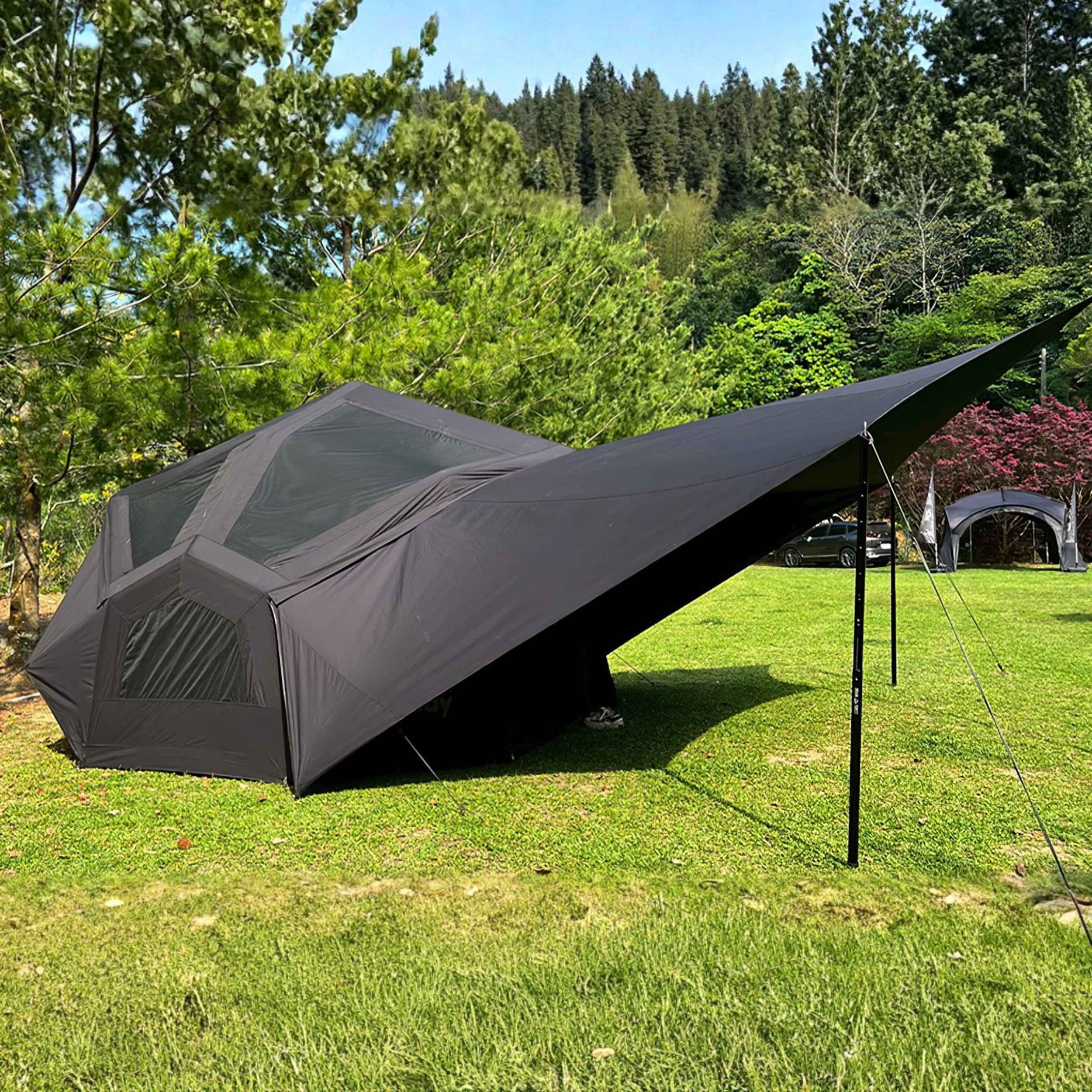 Bestona Black Inflatable Tent | 2–4 Person Air Tent – RBM Outdoors