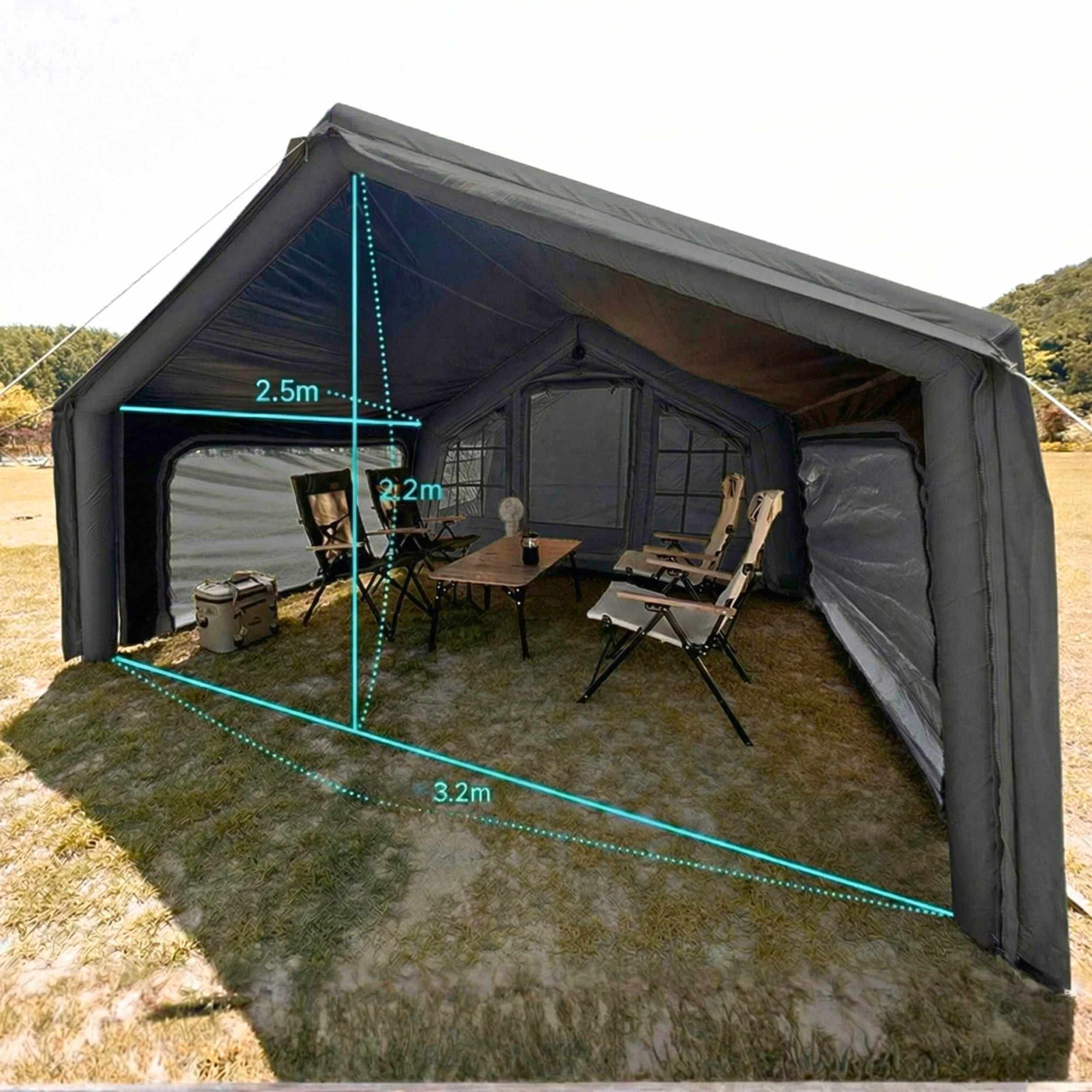 Coody AirTarp Gray - Inflatable Canopy for Tent 8.0 – RBM Outdoors