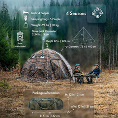 russian bear up-2 tent RBM Outdoors UP-5
