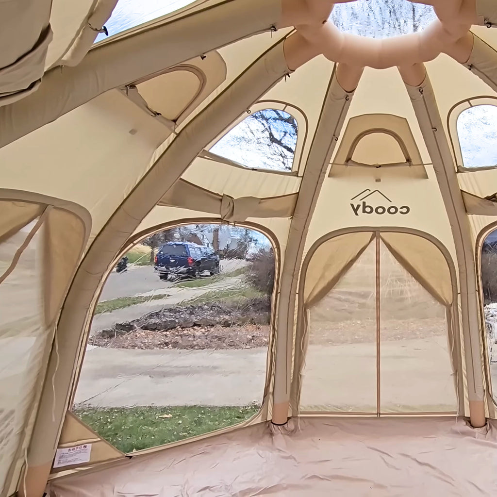 Coody | RBM Inflatable tent Octopus Beige for 2-4 person