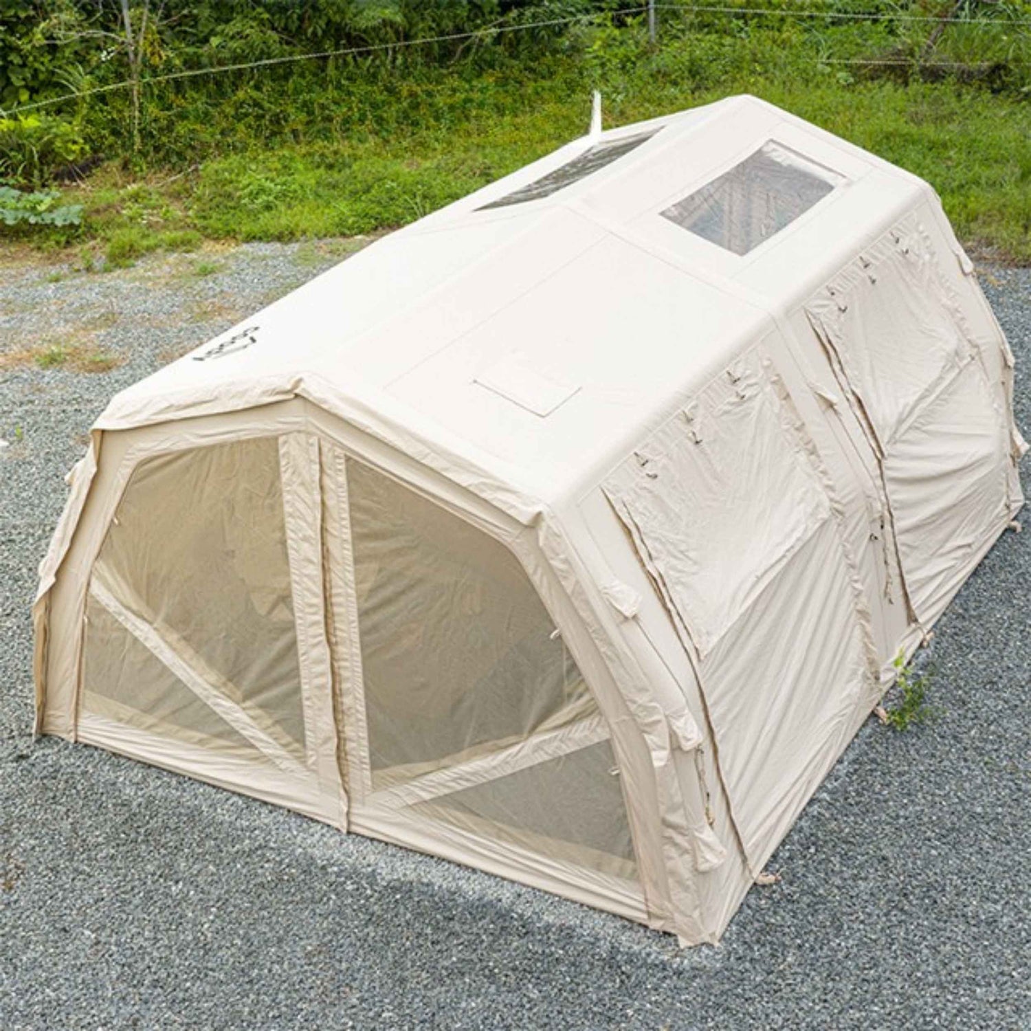 Coody Familia AirTent 17.2 Pro Beige- Inflatable Tent for Camping (2-10 Person)