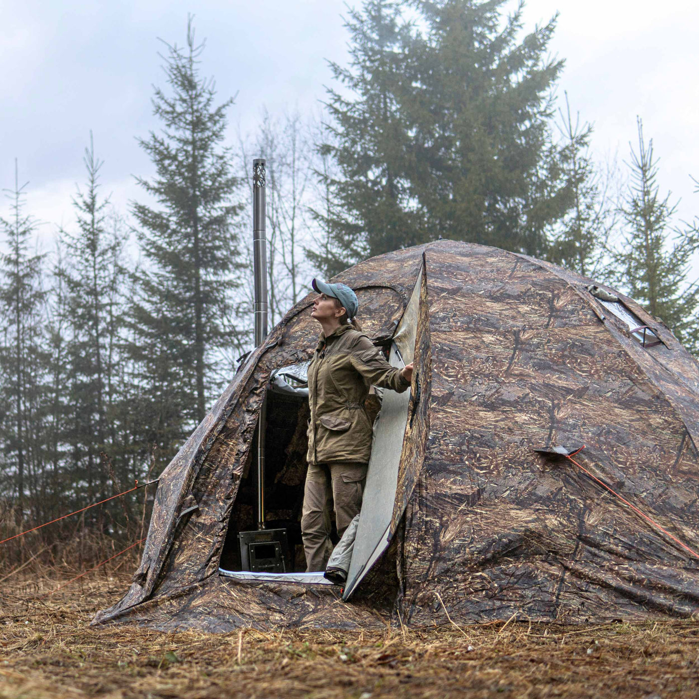 RBM UP 5 Hot Tent | 6 Person Insulated Tent with Stove Jack