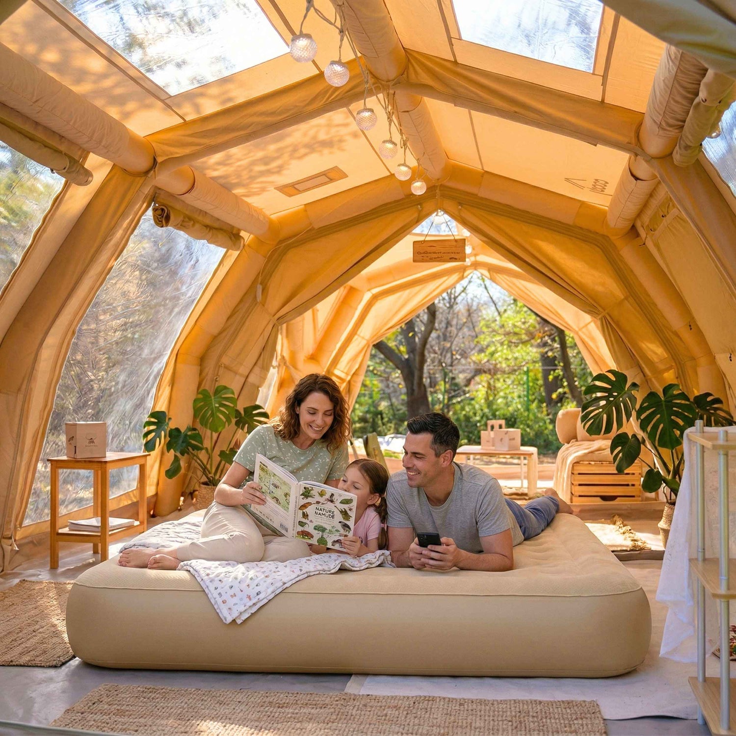 Colchón de aire Coody (verde bosque)