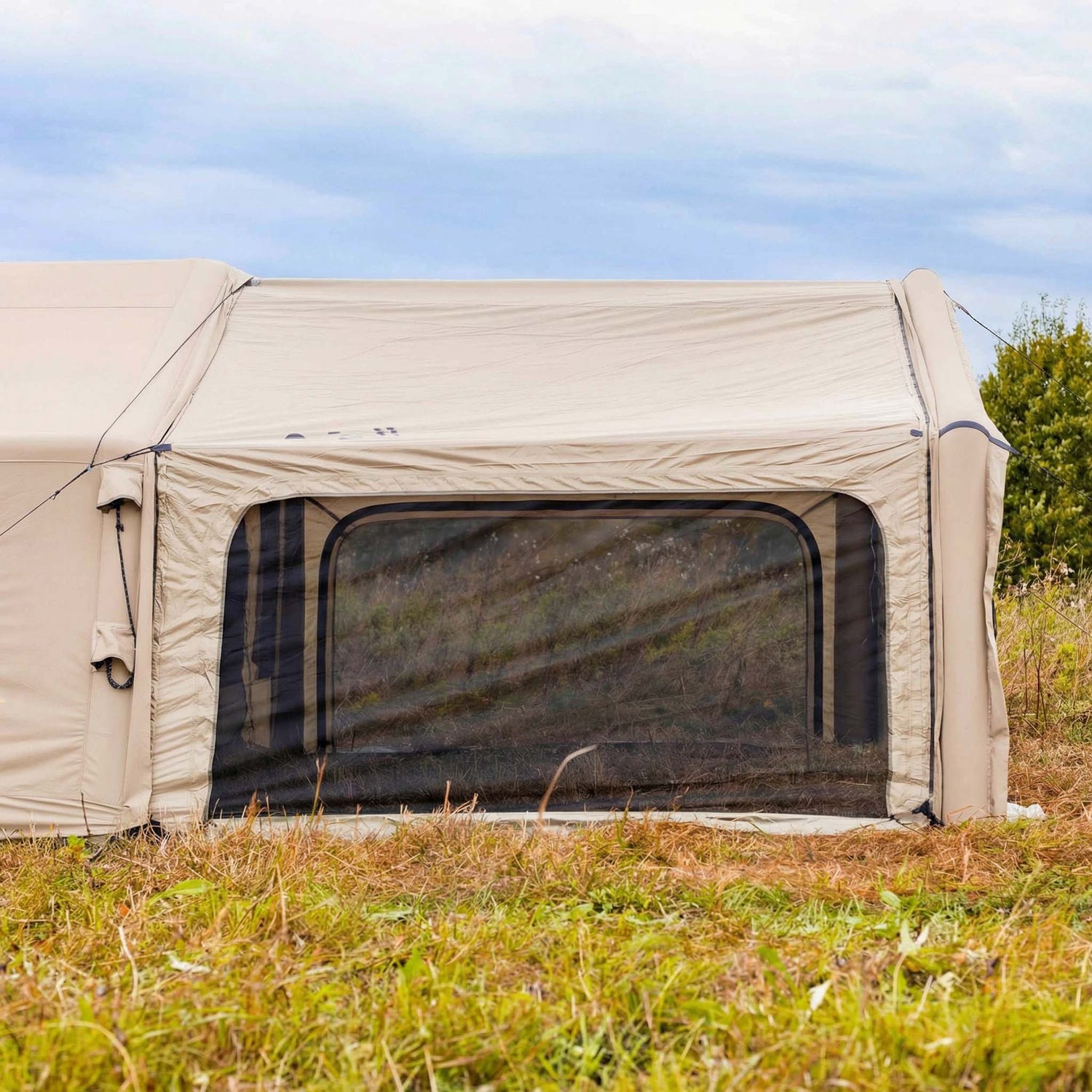 Coody AirTarp Forest Green - Toldo inflable para tienda de campaña (17,2, 13,6, cubo, 10,0)