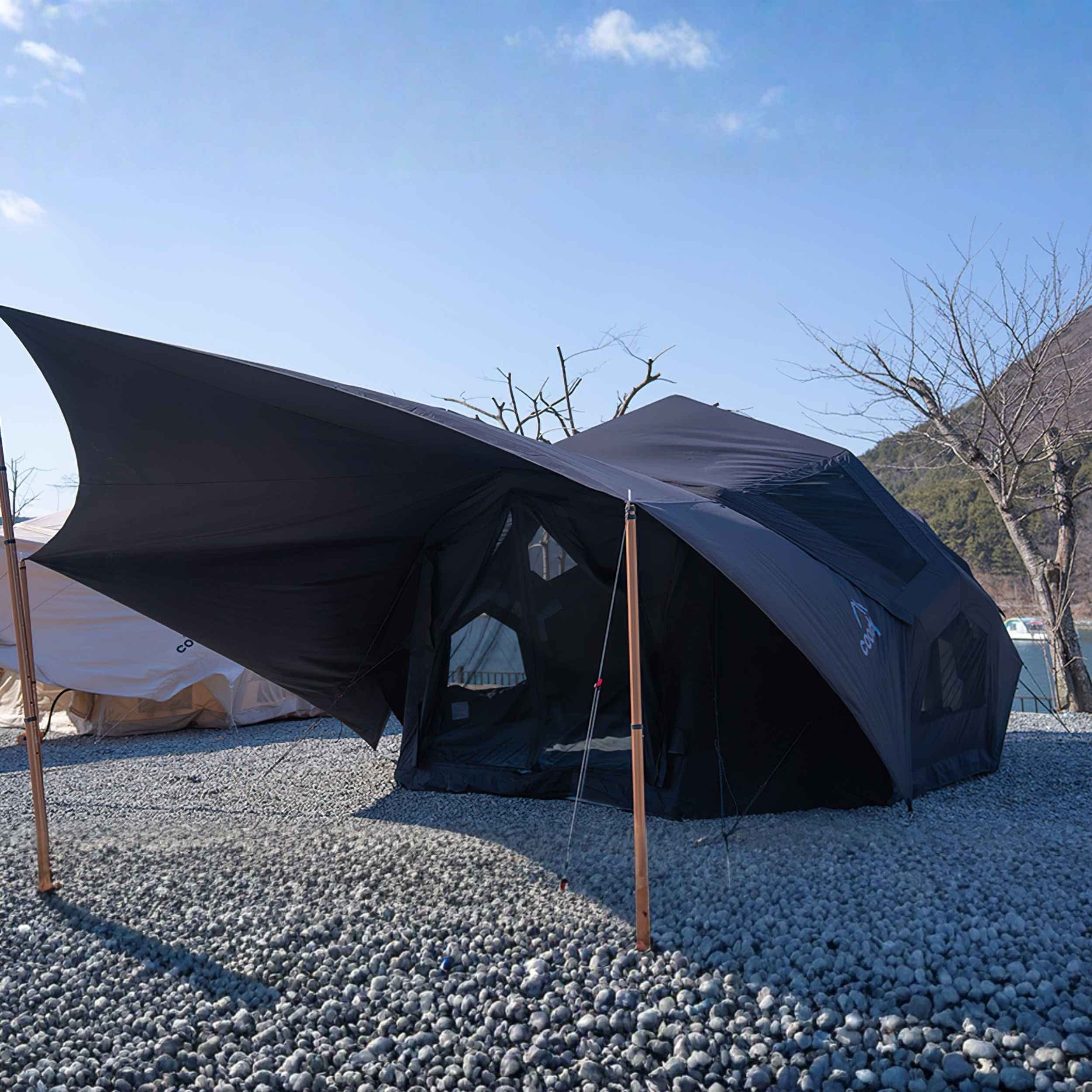 Bestona Black Inflatable Tent | 2–4 Person Air Tent | RBM Outdoors