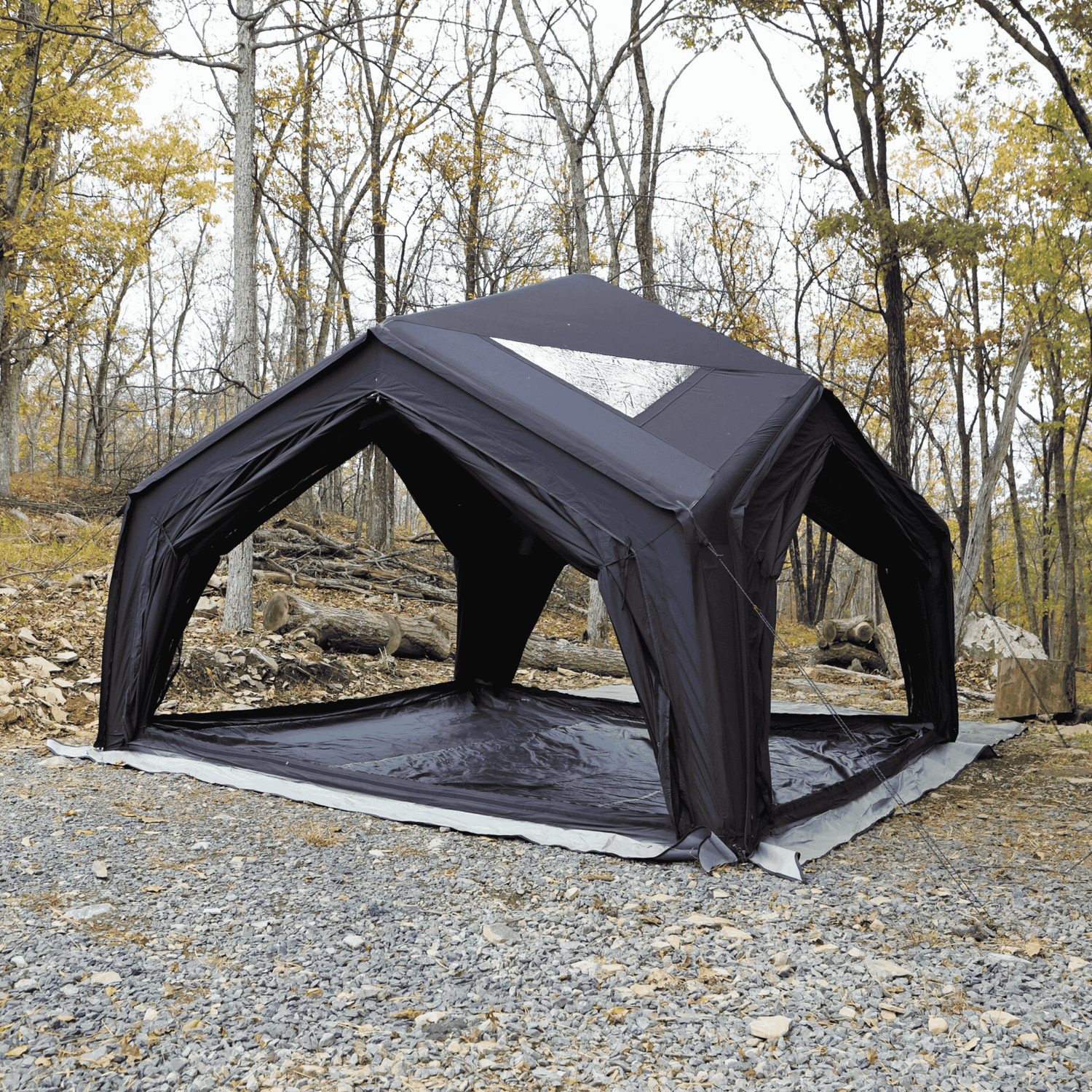 Coody | RBM Hub Shelter Inflatable Tent for 2-6 Person (Black)
