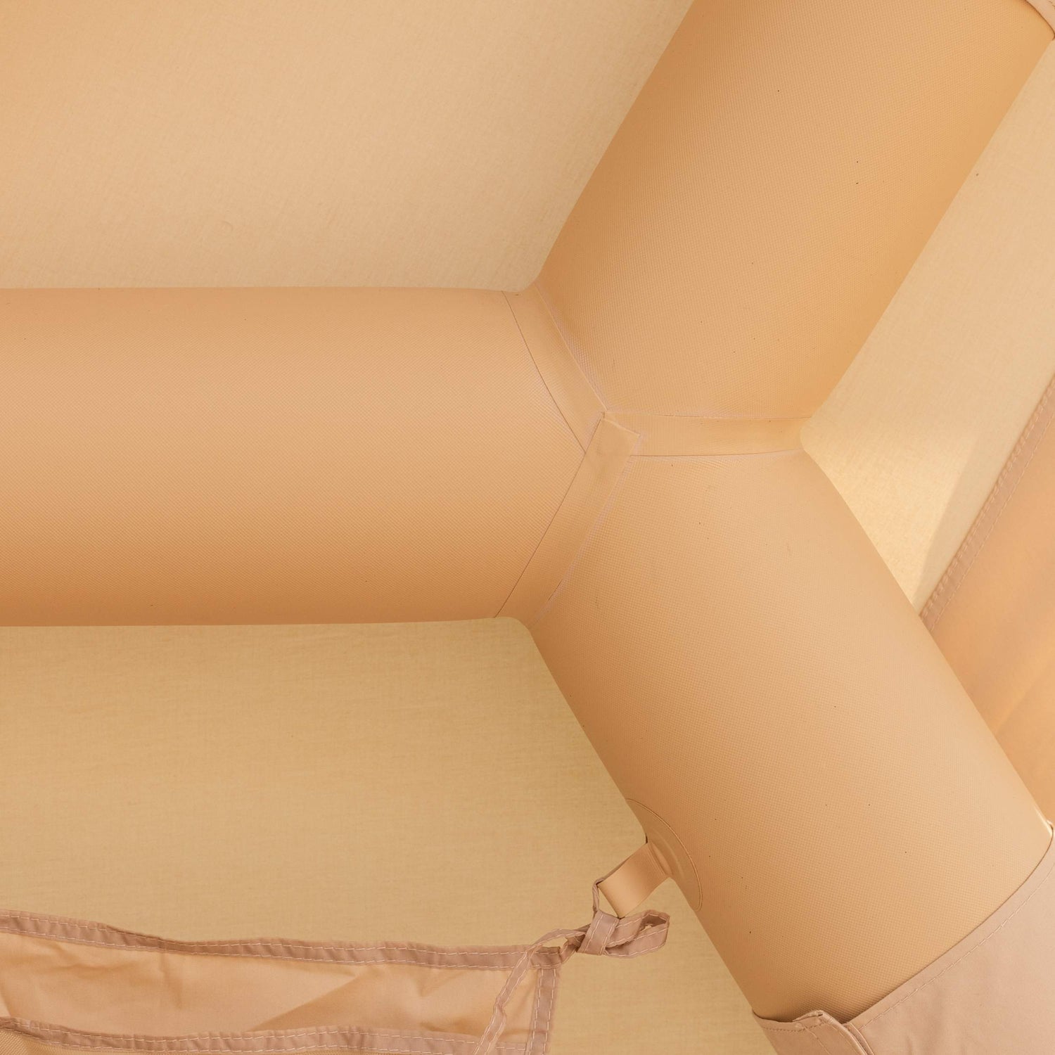 Cooly Hub Pro Beige - Tente gonflable pour le camping (2-6 personnes)