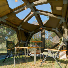 Coody Hub Pro Forest Green - Inflatable Tent for Camping (2-6 Person) - RBM Outdoors