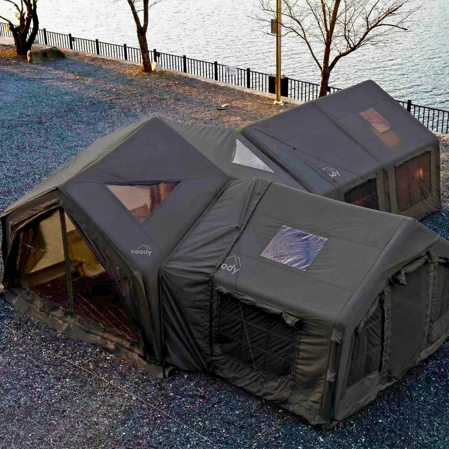 Coody Tent Connector (Black) for Coody 8.0 (3.2+3.6)