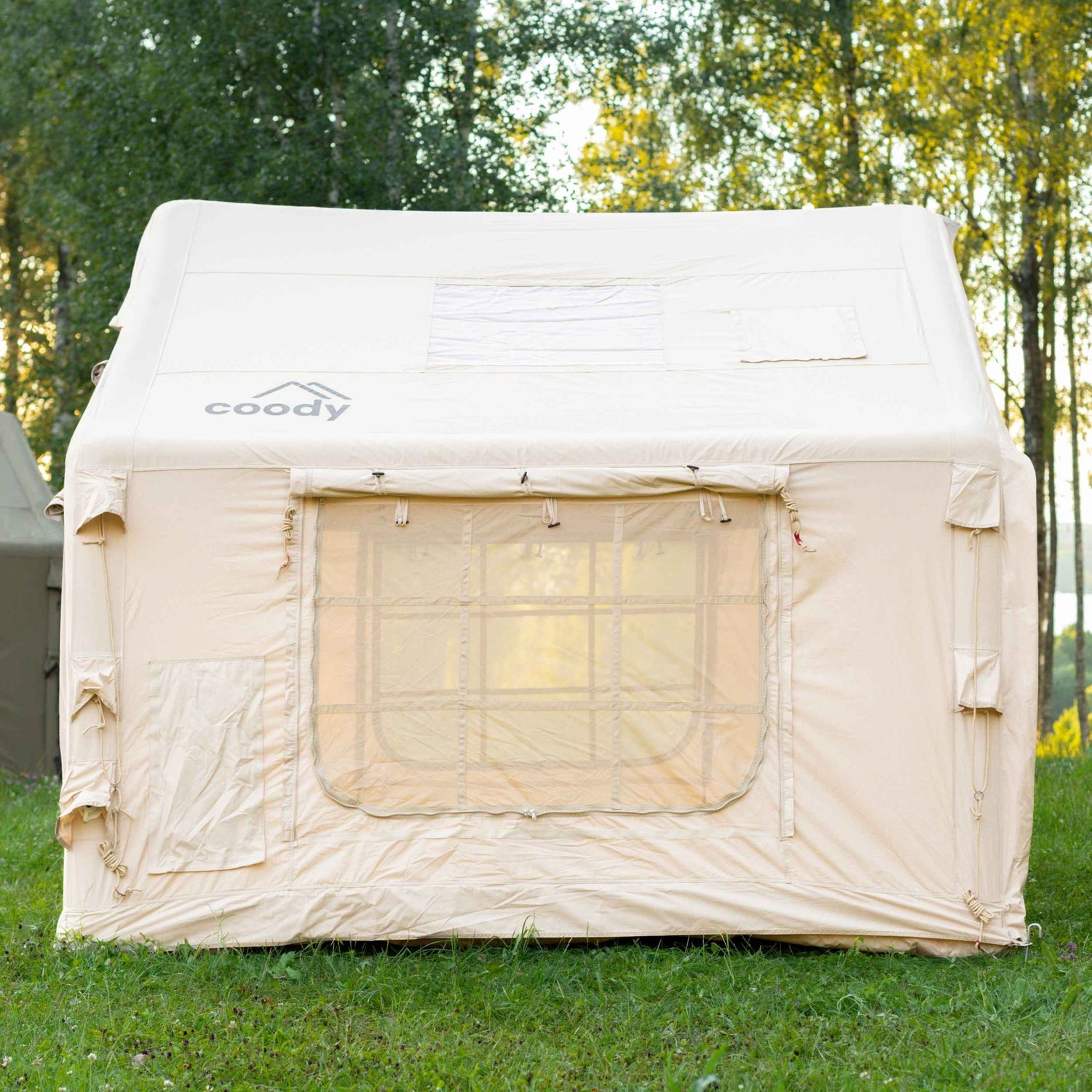 Coody 8.0 Beige Inflatable Tent for Camping (1-4 person)