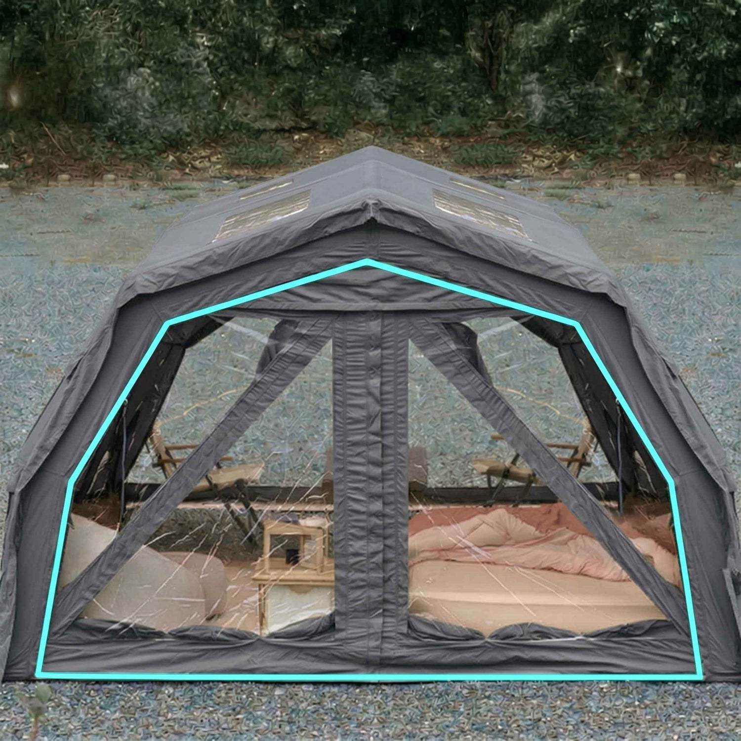 TPU Door Gray for tent Coody 17.2 PRO, 10.0 PRO