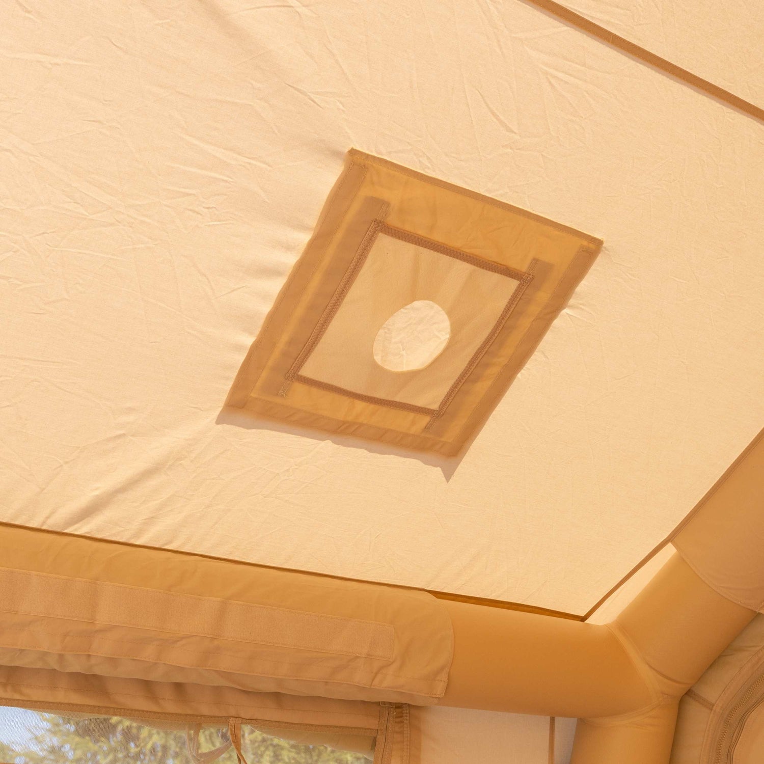 Tienda inflable Coody Familia AirTent 17.2 Pro Beige para acampar (2-10 personas)