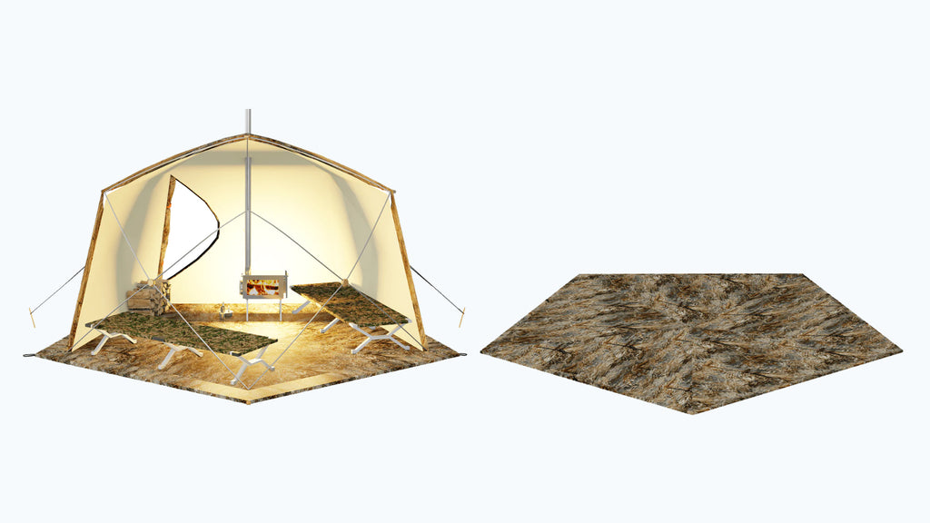 Three-Layer Floor for "Pentagon" Tent.