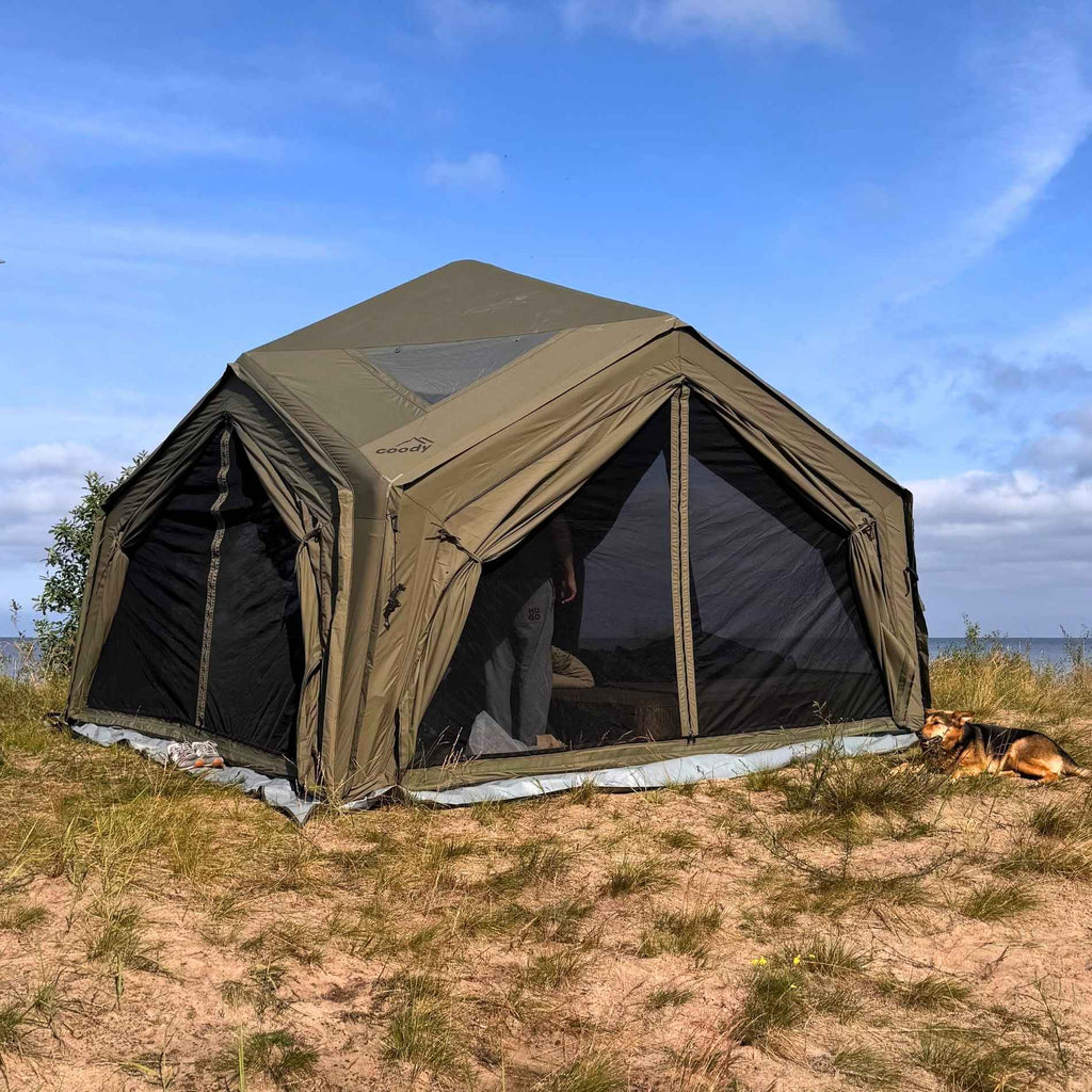 Coody | RBM Hub Inflatable Tent for 2-6 Person (Forest Green)