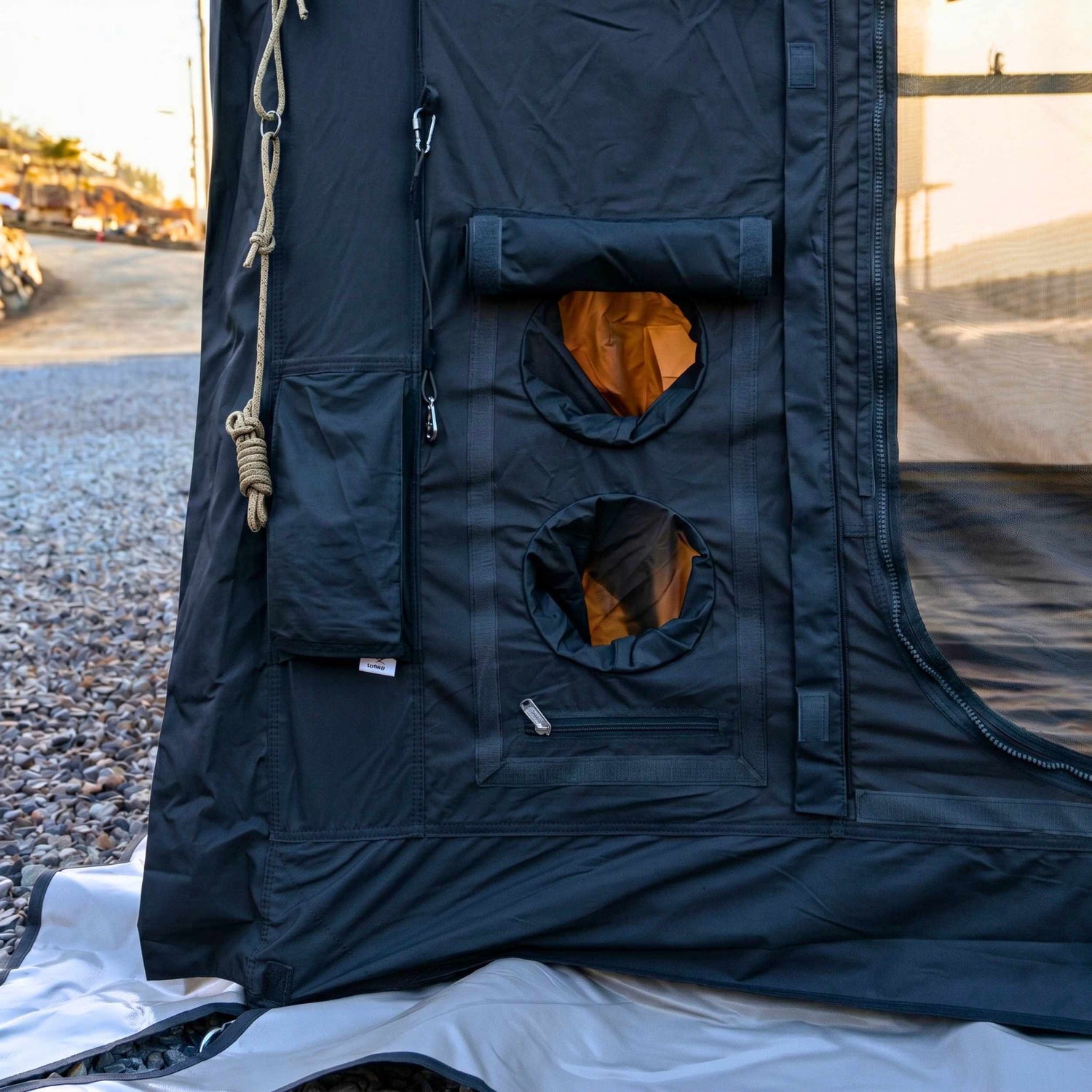 Coody 10.0 PRO Black Premium Inflatable Canvas Tent for 2–4 Campers