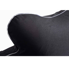 Portable blow up sofa for family camping and glamping comfort