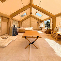 Coody 17.2 Beige (2-10 person) + RBM Wood Stove Caminus M - RBM Outdoors