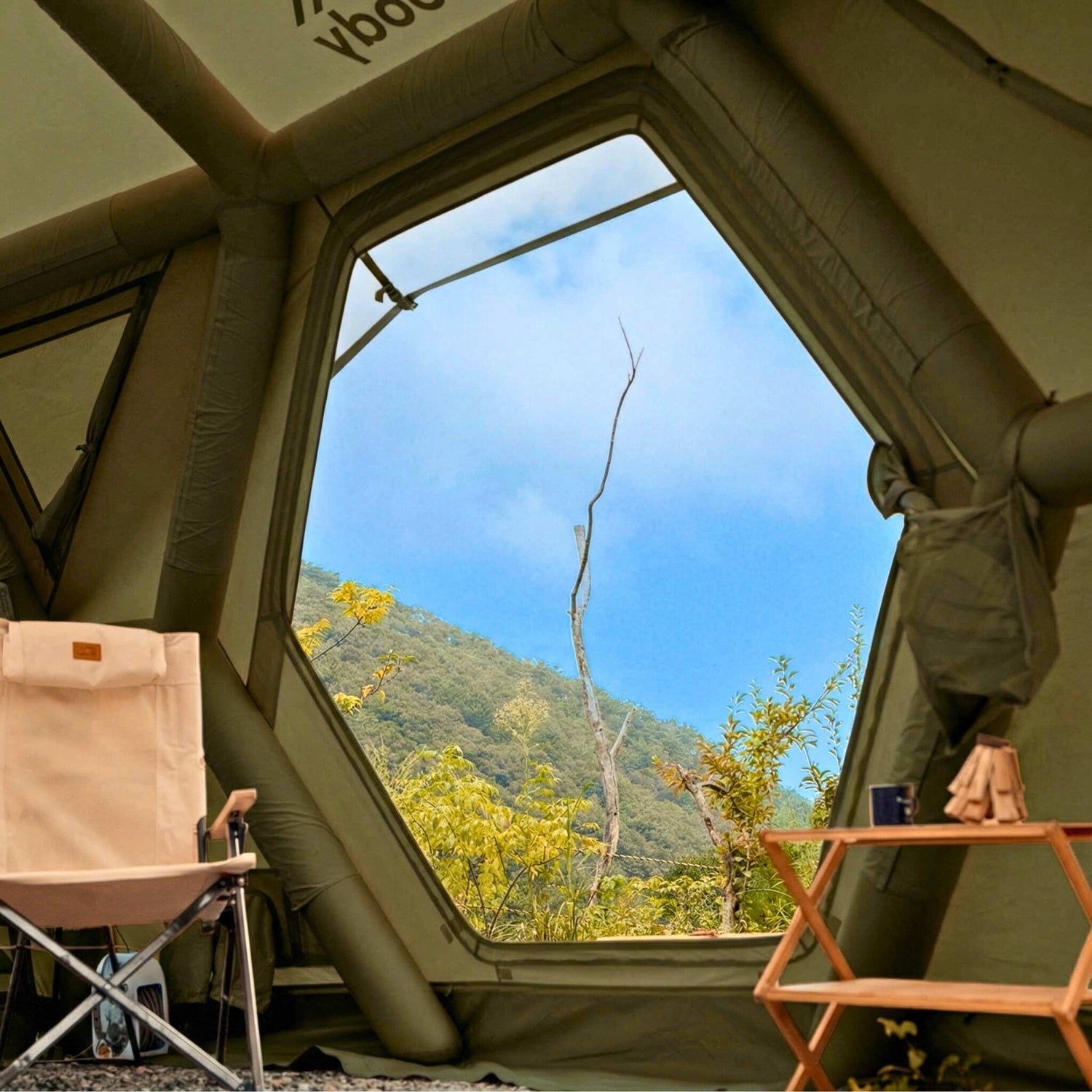 Coody Hub Pro Forest Green - Inflatable Tent for Camping (2-6 Person) - RBM Outdoors