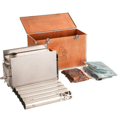 Coody 13.6 Black (2-8 person) + RBM Wood Stove Caminus M - RBM Outdoors