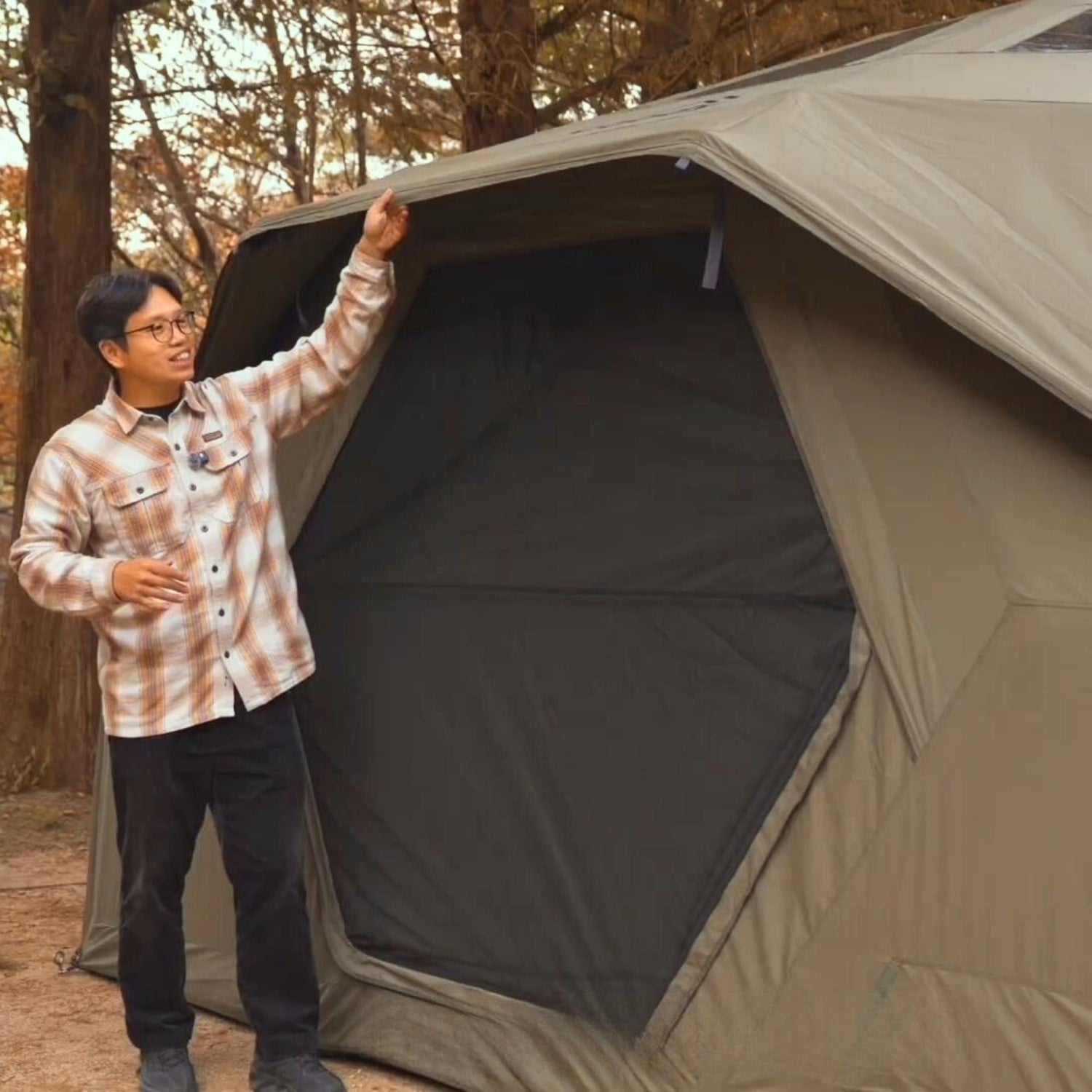 Coody Hub Pro Forest Green - Inflatable Tent for Camping (2-6 Person) - RBM Outdoors