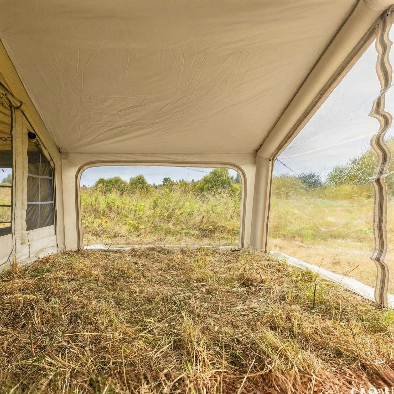 Coody AirTarp Beige - Inflatable Canopy for Tent 17.2, 13.6, Hub, 10.0