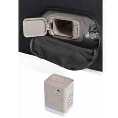 Coody blow up camping sofa with built in pump and soft neck support