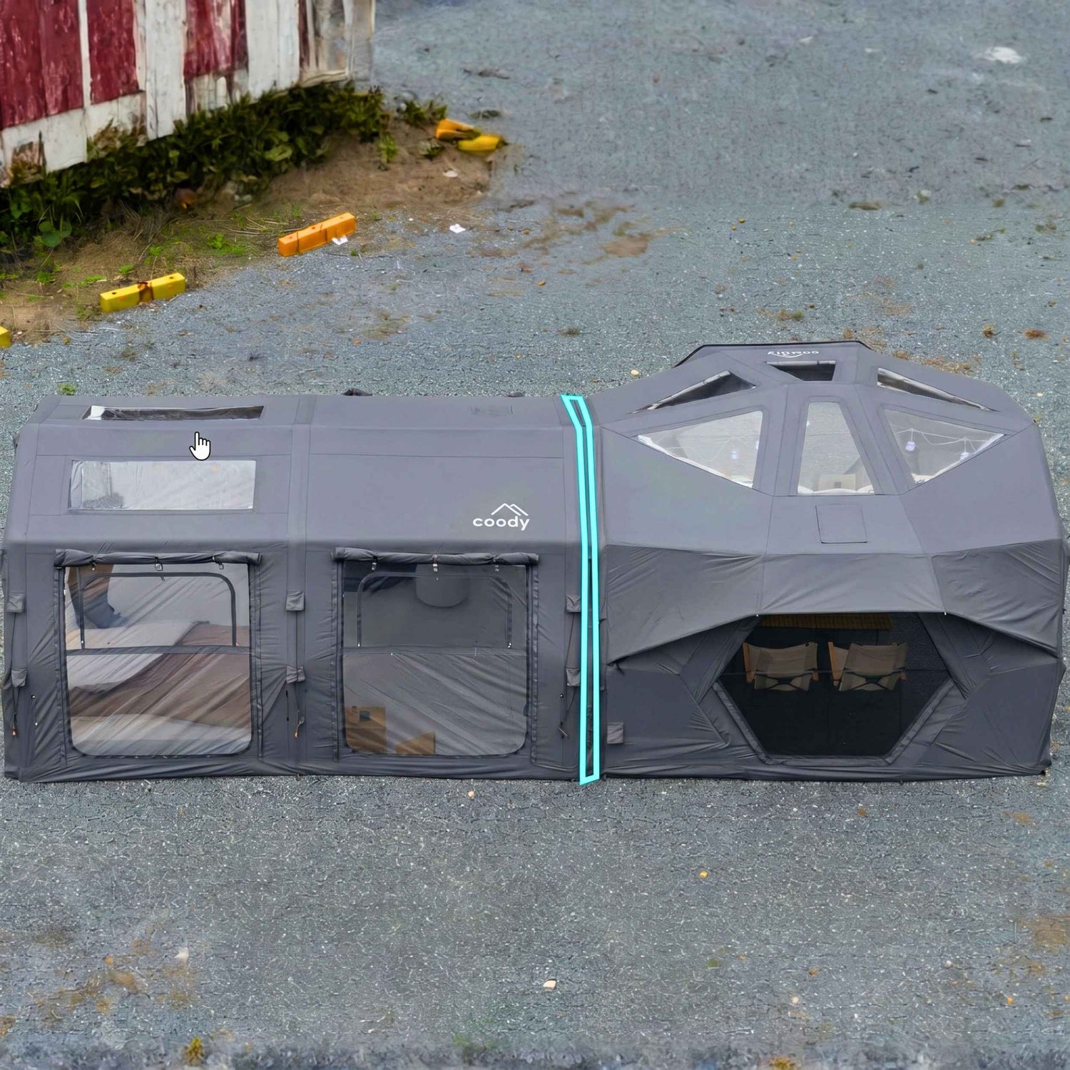 Connecteur de tente Coody (beige) – pour 17.2, 13.6, Hub, 10.0